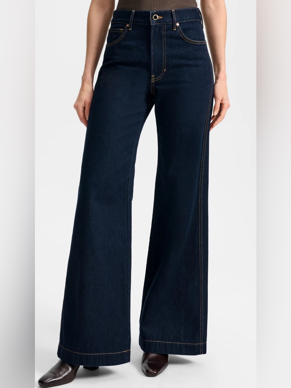 Veronica Beard Kasey wide-leg jean indigo rinse NWT